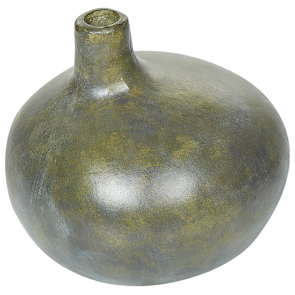 Dekovase KLANG Keramik 18 cm Grau