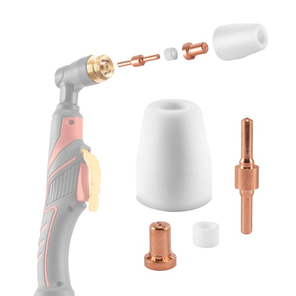 STAHLWERK Verschleißteile Set 60 Teile für Plasmaschneider PT-31 Plasmazubehör