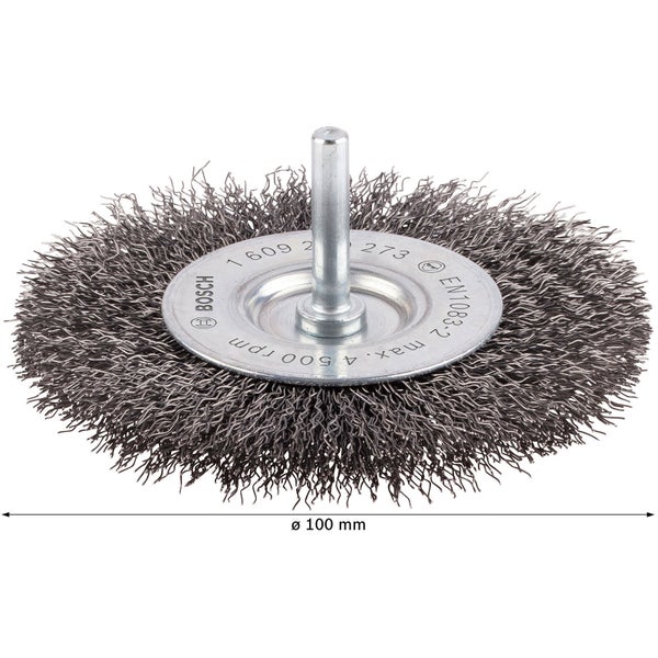 Bosch PRO Metal clean Scheibenbürste 100 x 0,30 mm gerader Schaft - 1609200273