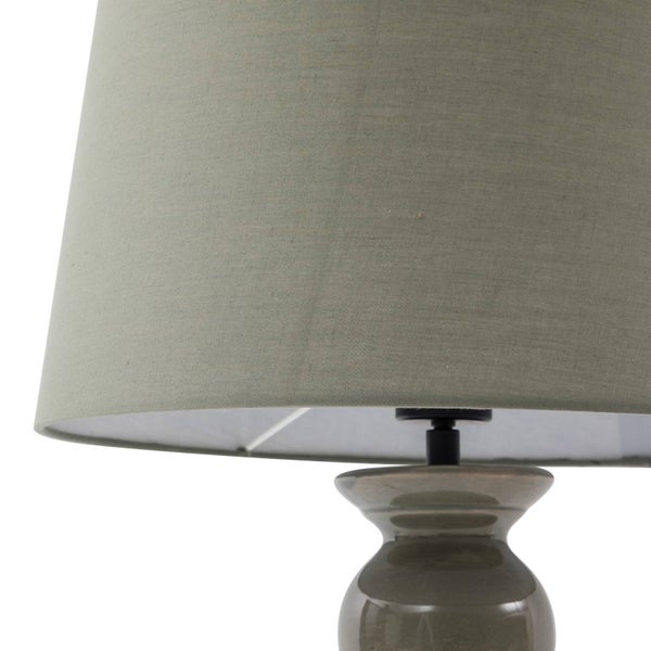 Lucande Stehlampe Lyndorin (Design, Modern) in Grün aus Keramik (1 flammig E27) - Stehleuchte Standleuchte Floor Lamp Wohnzimmerlampe Wohnzimmerleuchte