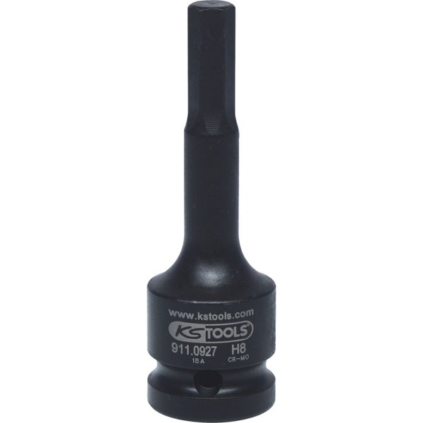 KS TOOLS 1/2 Kraft-Bit-Stecknuss Innensechskant 8 mm - 911.0927