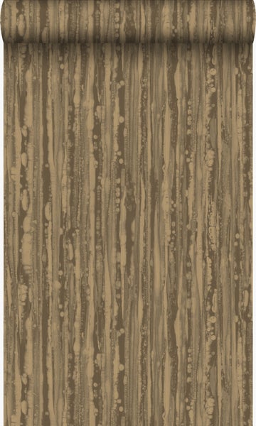 Origin Wallcoverings Tapete Streifen Kupferbraun - 53 cm x 10.05 m - 346643