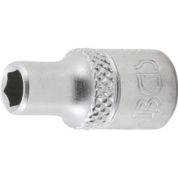 BGS Steckschlüssel-Einsatz Sechskant Antrieb Innenvierkant 6,3 mm (1/4) SW 3/16 - 10651