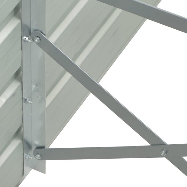 Detailansicht einer Wandbefestigung aus Metall