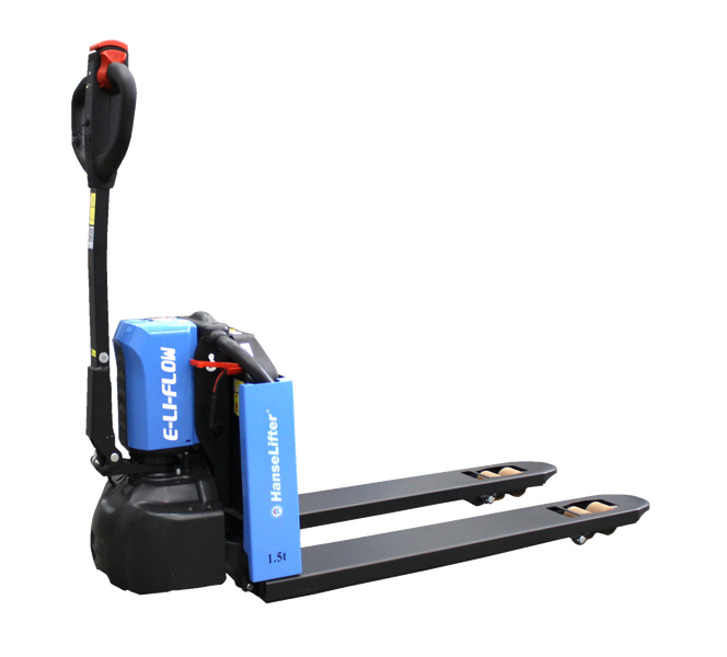 Elektro-Gabelhubwagen für den Transport von Paletten