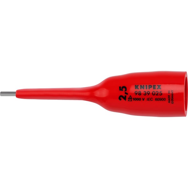 Knipex Stift-Schraubendreher mit Isolierung 2,5 mm