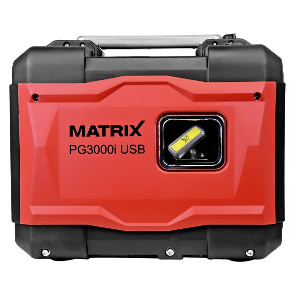 Inverter Stromerzeuger Matrix PG 3000i-USB – Benzin, 3300 Watt, leise, tragbar