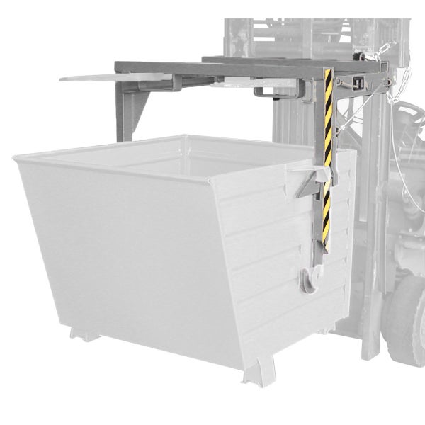 Gabelstapler Anbaugerät zum Kippen von Containern