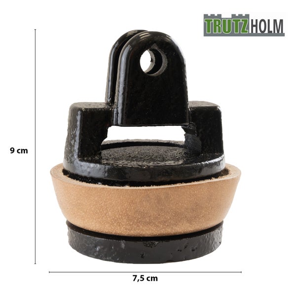 Trutzholm Rüttelplatte Gummimatte mit einer Höhe von 9 cm und einer Breite von 7,5 cm