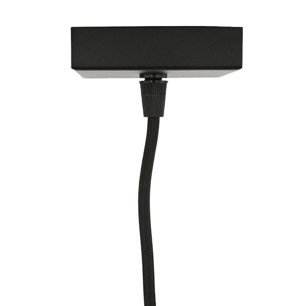 Deckenbaldachin mit Textilkabel für Leuchten