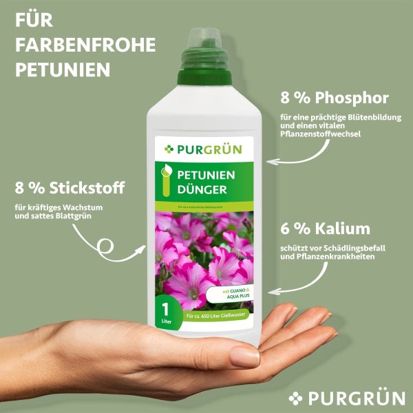 Purgrün Petuniendünger 1 Liter
