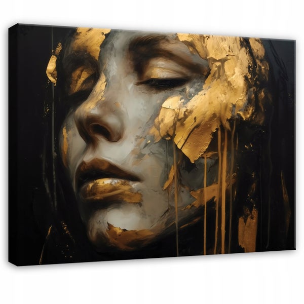 Leinwandbild Abstrakt Frau Schlafzimmer Wohnzimmer Bilder 120x80 cm