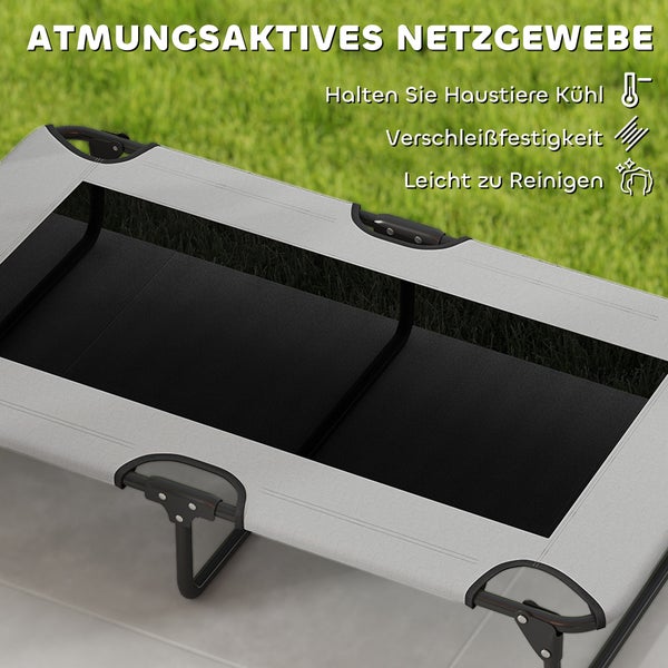 Atmungsaktives Hundebett mit Netzgewebe für Haustiere
