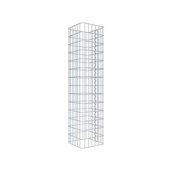 Gabionensäule 32 x 32 cm, MW 5 x 10 cm eckig - Höhe: 1,40 m