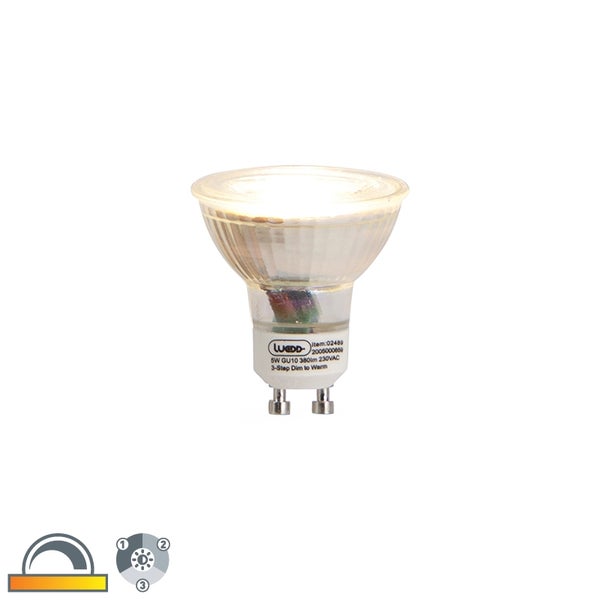 GU10 3-stufige LED-Lampe zum Dimmen 5W 380 lm 2000-2700K