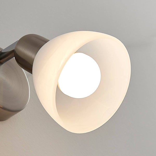 Lindby Strahler Paulina (Modern) in Alu aus Metall (1 flammig, E14) - Deckenlampe Deckenleuchte Lampe Spot Wohnzimmerleuchte