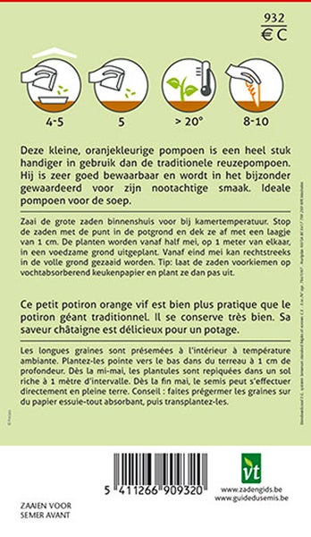 Informationen zur Aussaat von Kürbissen