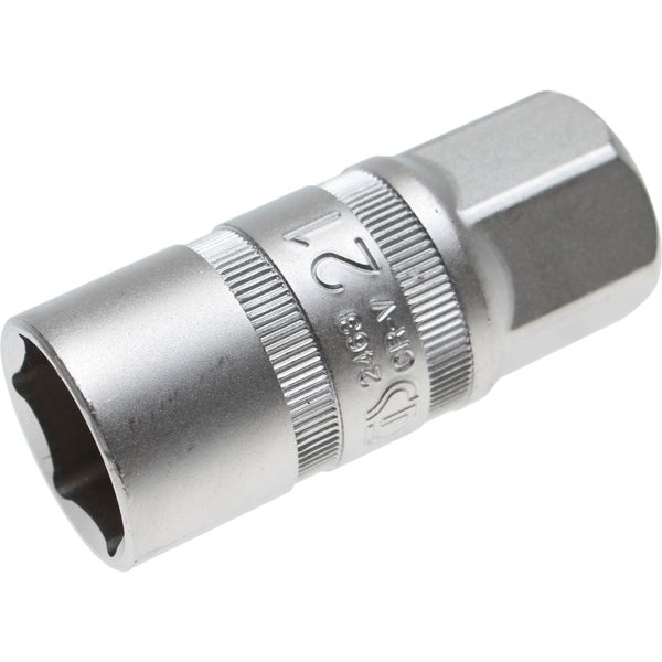 BGS Zündkerzen-Einsatz mit Magnet Sechskant Antrieb Innenvierkant 12,5 mm (1/2) SW 21 mm - 2463
