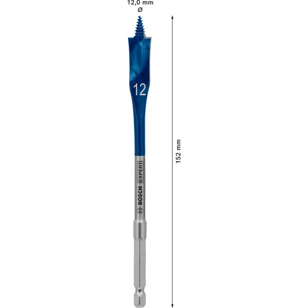 Bosch Expert SelfCut Speed Flachfräsbohrer 12 x 152 mm - 2608900312