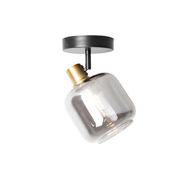 Deckenleuchte aus Glas mit einem Licht