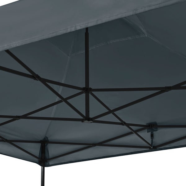 VONROC Pavillon 3x3m wasserdicht stabil - Partyzelt EasyUp System [3Min Aufbau] Popup Faltpavillon modular erweiterbar als Festival Zelt, Gartenpavillon