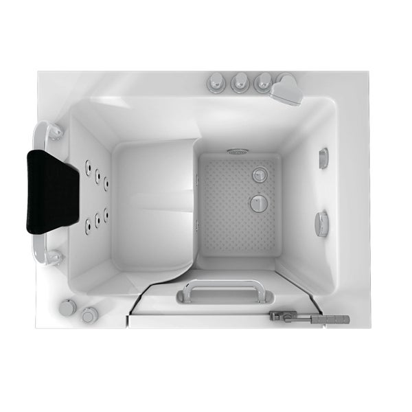 Sitzwanne Whirlpool Wanne mit Tür S02WP-TH-B-L 100x78cm
