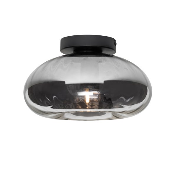 Deckenleuchte mit Glasschirm und Leuchtmittel