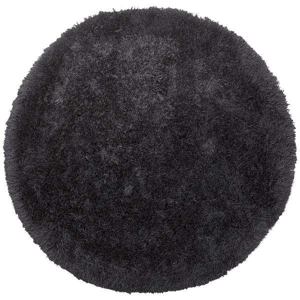 Zottelteppich CIDE Schwarz ø 140 cm