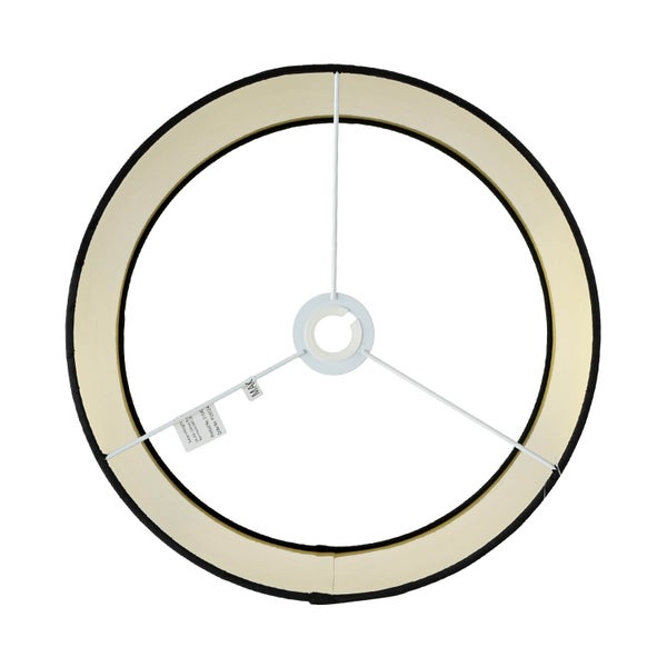 Runder Lampenschirm mit Lampenhalterung