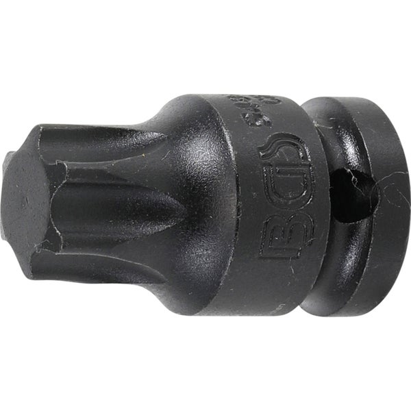 BGS Kraft-Bit-Einsatz Antrieb Innenvierkant 12,5 mm (1/2) T-Profil (für Torx) T80 - 5486-T80