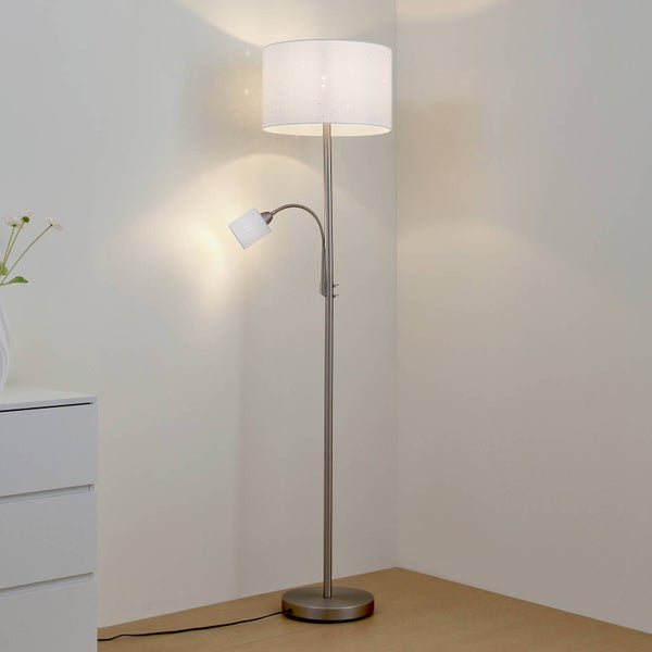 Stehlampe mit Leselampe im Raum