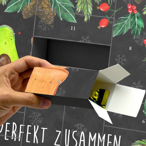 Mr. & Mrs. Panda Befüllbarer Adventskalender Avocado Toast - Schwarz