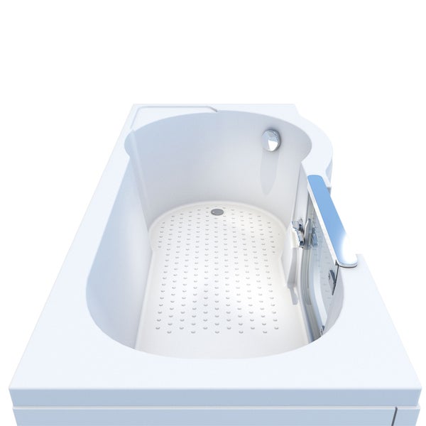 Badewanne mit Einstiegstür und rutschfestem Boden