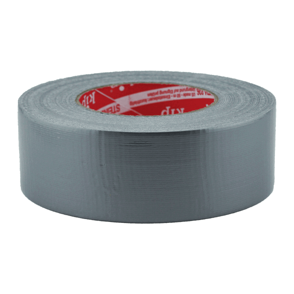 Graues Gewebeband auf einer Rolle