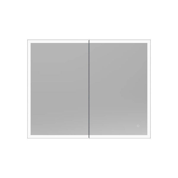 Spiegelschrank mit zwei Türen und Beleuchtung