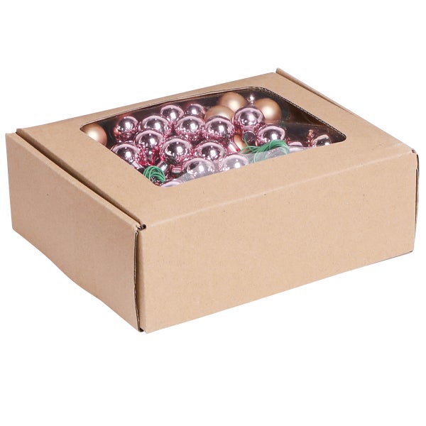 Verpackung mit Christbaumkugeln