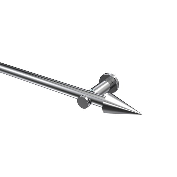 Gardinenstange mit spitzem Endstück