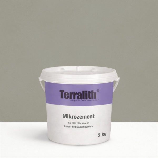 Terralith Mikrozement, 5 Kilogramm, für Innen- und Außenbereich