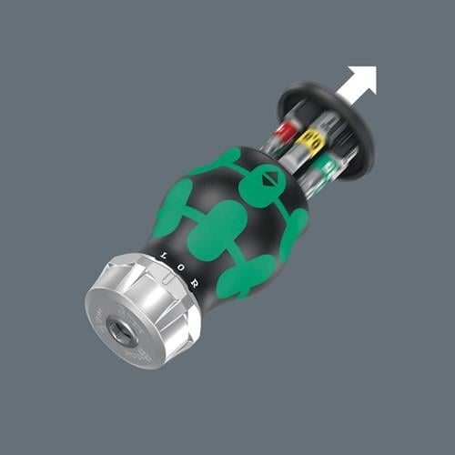 Bit-Halter mit mehreren Bits und einem Pfeil, der nach oben zeigt