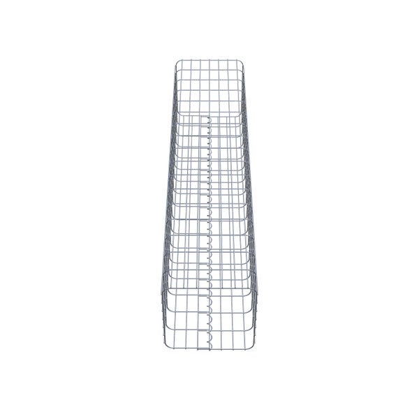 Gabionensäule 37 x 37 cm, MW 5 x 10 cm eckig - Höhe: 1,70 m