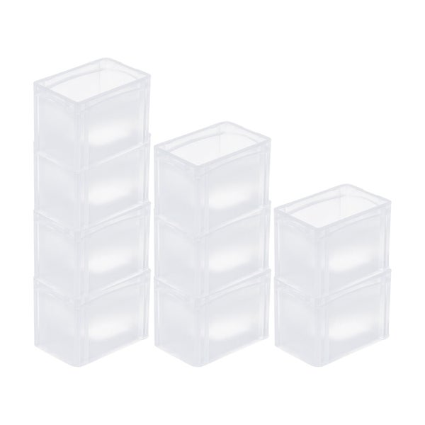 PROREGAL SparSet 10 x Transparenter Eurobehälter BasicLine Mit Geschlossenem Griff HxBxT 22 x 20 x 30 cm 9,4 Liter Eurobox Transportbox