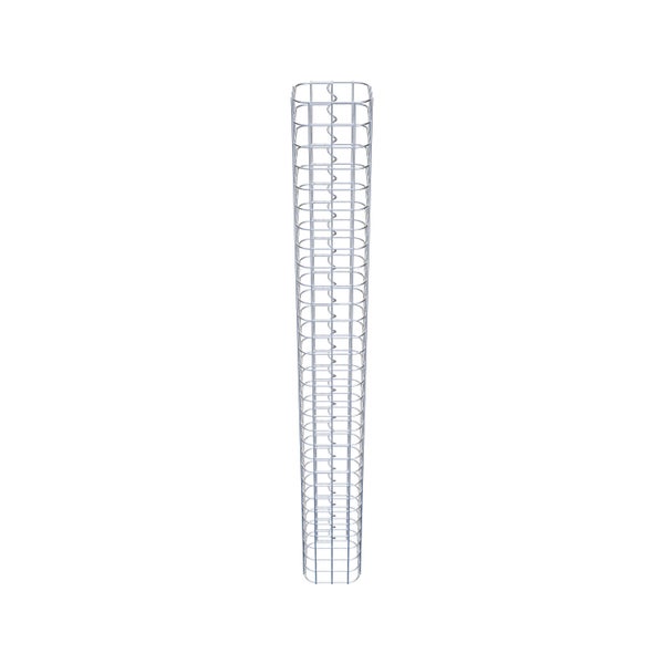 Gabionensäule 17 x 17 cm, MW 5 x 5 cm eckig - Höhe: 1,50 m