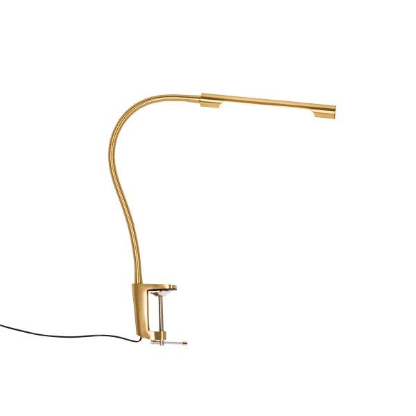 Tischleuchte mit Klemme und flexiblem Arm