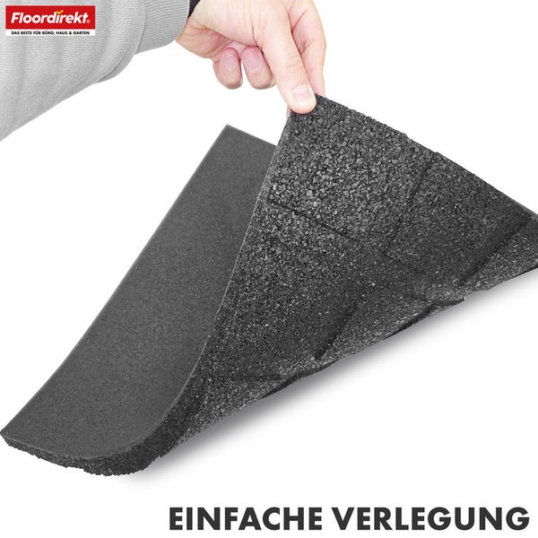 Schallschutzmatte aus Gummigranulat zur einfachen Verlegung