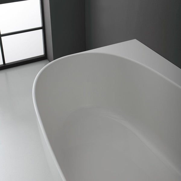 Mineralguss Raumsparbadewanne oval | Luisa
