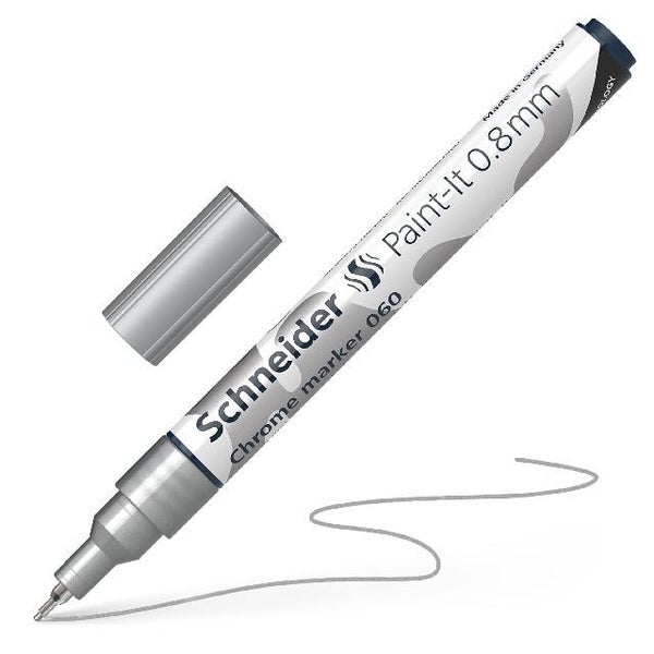 Schneider Paint-It 0.8 Millimeter Chrommarker mit Kappe