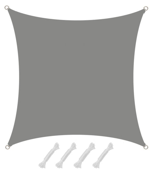 AMANKA 98% UV Schutz: Sonnensegel Wasserdicht 3x3 - Sonnensegel für die Terrasse Segeltuch Sonnenschutz Schattenspender Garten Sonnenschutz Sonnensegel Outdoor Sonnensegel Balkon Segel für Terrasse