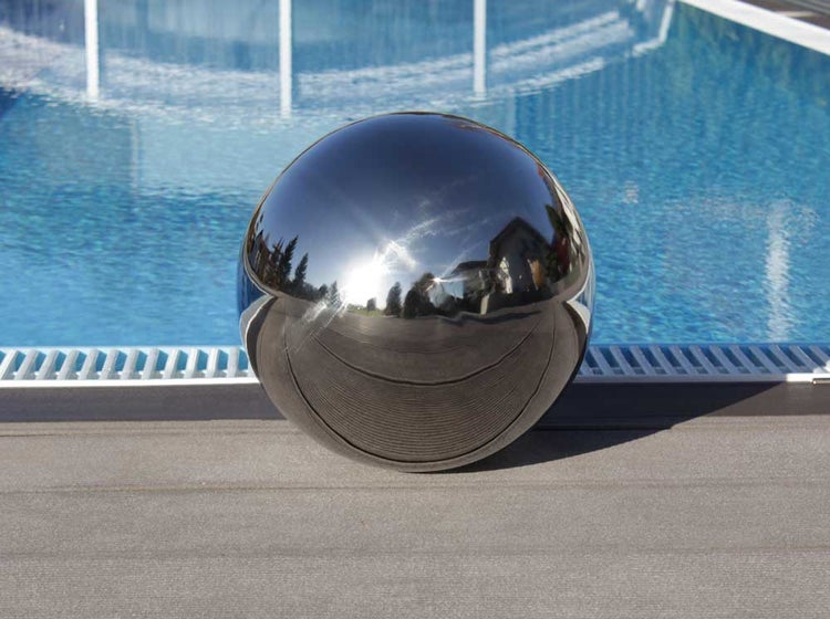 Edelstahlkugel Gartenkugel Dekokugel SferaInox 35cm glossy 10800