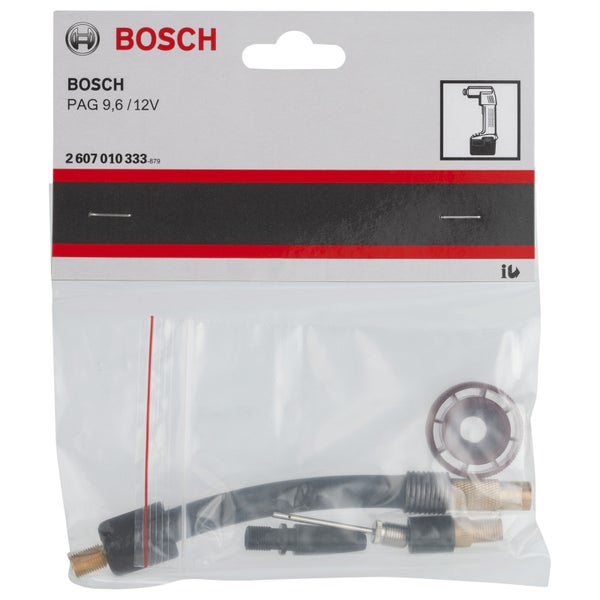 Bosch Zubehör-Set für Bosch-Druckluftpumpe PAG - 2607010333