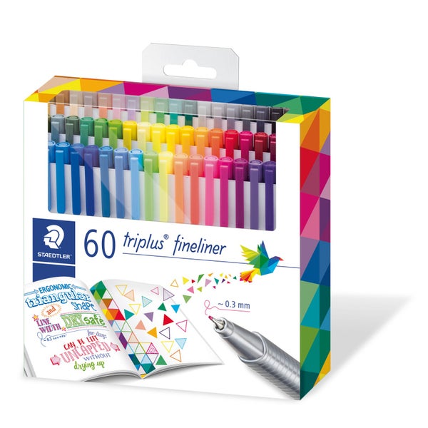 STAEDTLER Fineliner triplus 60er Set